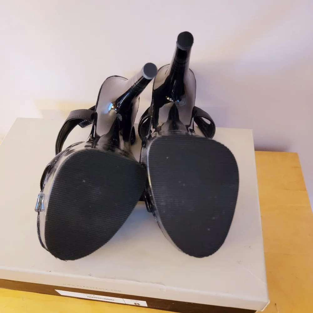 NIB RARE PLEASER PLATFORM STILETTOS - Picture 6 of 8